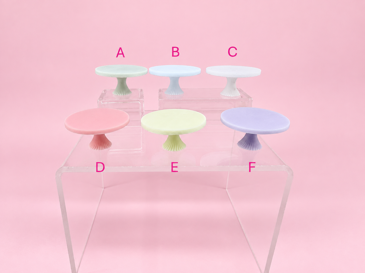 Fluted Cake Plate