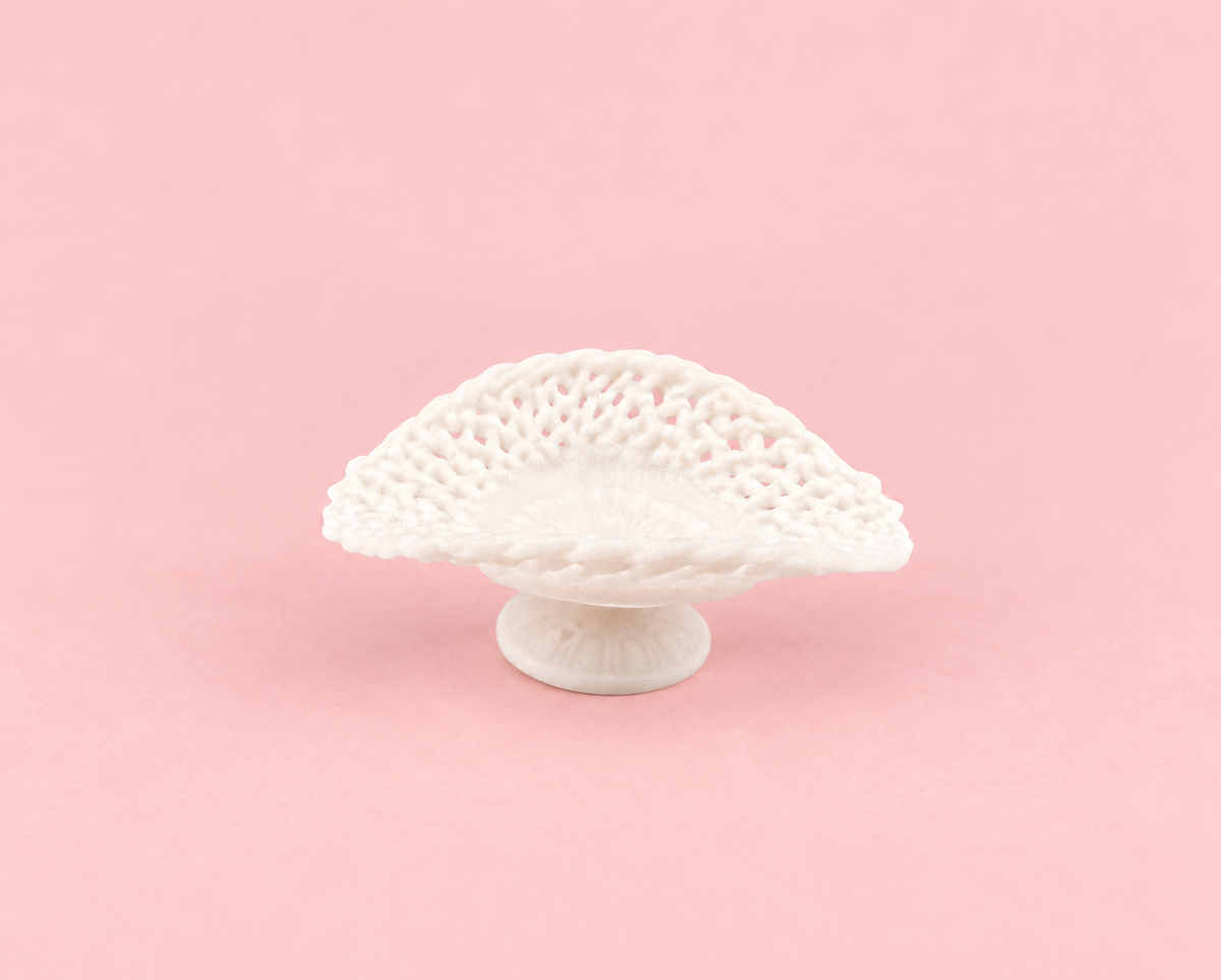 Miniature Lattice Pedestal Bowl